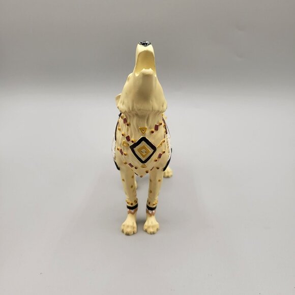 Call of the Wolf Indian Feather Wolf Figurine Retired Westland Giftware Pack 1 - Picture 4 of 7